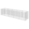 vidaXL gabion-h&oslash;jbed 450x90x100 cm galvaniseret st&aring;l