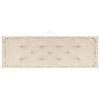 vidaXL hynder til pallesofa 4 stk. bomuld beige