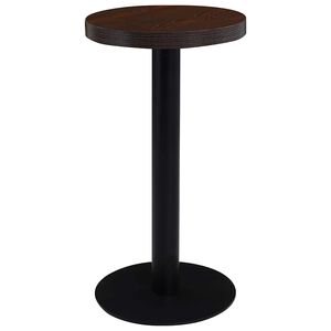 vidaXL bistrobord 40 cm MDF m&oslash;rkebrun