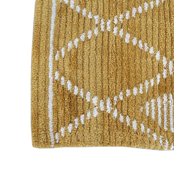 Dutch Lifestyle gulvtæppe Florence Neu 230x160 cm sennepsgul