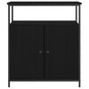 vidaXL Sideboard Sort eg 70 x 30 x 80 cm Konstrueret tr&aelig;