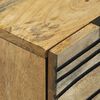vidaXL Sideboard med skuffe Brun 60 x 33.5 x 75 cm Massivt mangotræ