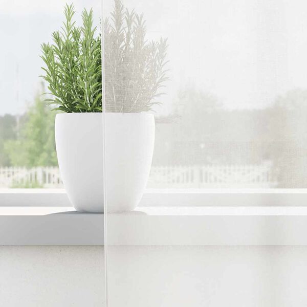 vidaXL voile-gardiner med l&oslash;kker 2 stk. 140x175 cm hvid