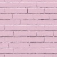 Noordwand tapet Good Vibes Brick Wall pink