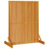 vidaXL Privatlivssk&aelig;rm Brun 79,5 x 50 x 110 cm Massivt Akacietr&aelig;