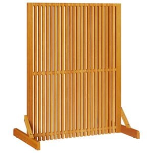 vidaXL Privatlivssk&aelig;rm Brun 79,5 x 50 x 110 cm Massivt Akacietr&aelig;