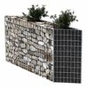 vidaXL gabionkurv galvaniseret st&aring;l 120 x 30 x 100 cm