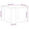 vidaXL sofabord 40x40x30 cm konstrueret træ kunsteg