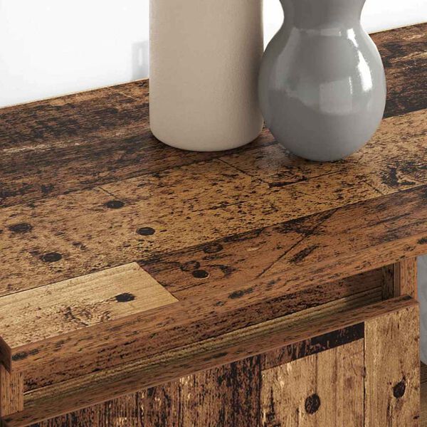 vidaXL Sideboards 2 pcs Gammelt tr&aelig; 60 x 35 x 70 cm Konstrueret tr&aelig;