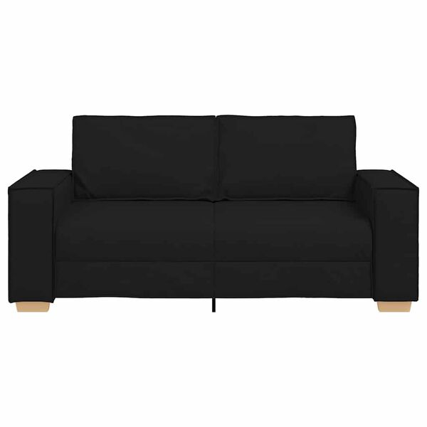 vidaXL 2-personers sofa sort 180x78x84 cm stof