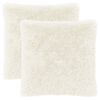 vidaXL Pude 2 stk. HEERLEN Hvid 80 x 80 cm PV Fleece