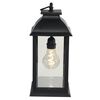 Luxform batteridrevet LED-lanterne Black Lantern A60-p&aelig;re