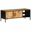 vidaXL tv-bord 110x35x40 cm massivt ru mangotr&aelig;