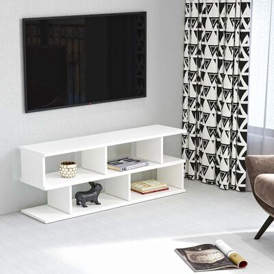 Homemania tv-bord Su 120x29,6x45 cm hvid