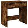 vidaXL makeupbord med spejl 73x46,5x120 cm r&oslash;get egetr&aelig;sfarve