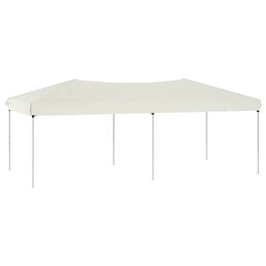 vidaXL foldbart festtelt 3x6 m cremefarvet