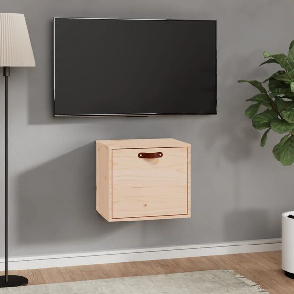 vidaXL v&aelig;gskab 40x30x35 cm massivt fyrretr&aelig;