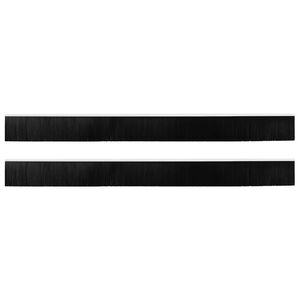 vidaXL Selvkl&aelig;bende d&oslash;rb&oslash;rstet&aelig;tninger 2 pcs Hvid 100 cm