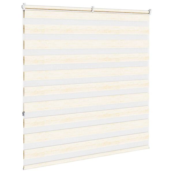 vidaXL zebragardin marmorbeige 140x150 cm stofbredde 135,9cm polyester