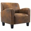 vidaXL sofastol brun 70x69x72 cm kunstl&aelig;der
