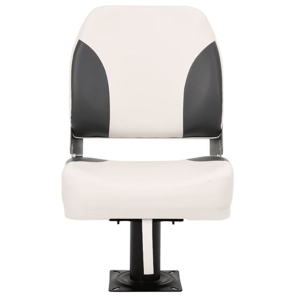 vidaXL foldbart b&aring;ds&aelig;de 1 s&aelig;t lav rygl&aelig;n med fastg&oslash;relsesrem