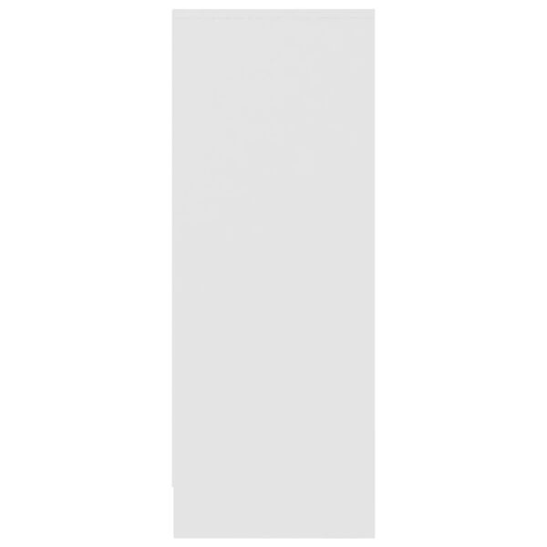 vidaXL skoreol 31,5x35x90 cm konstrueret træ hvid