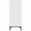 vidaXL Sideboard H&oslash;j gloss hvid 79,5 x 33 x 82 cm Konstrueret tr&aelig;