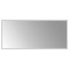 vidaXL LED badev&aelig;relsesspejl Transparent 90 x 40 cm h&aelig;rdet glas