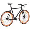 vidaXL cykel 1 gear 700c 51 cm sort og orange