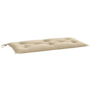 vidaXL hynde til haveb&aelig;nk 100x50x7 cm oxfordstof beige