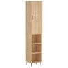 vidaXL skab 34,5x34x180 cm konstrueret tr&aelig; sonoma-eg