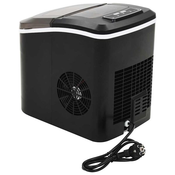 vidaXL isterningemaskine 2,4 l 15 kg/24 t. sort