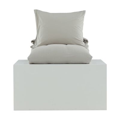 Venture Home sengesæt Mila 200x150 cm bomuld lysegrå