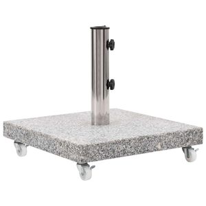 vidaXL parasolfod 30 kg granit firkantet gr&aring;