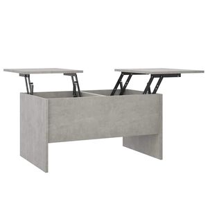 vidaXL sofabord 80x50x42,5 cm konstrueret tr&aelig; betongr&aring;