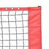 vidaXL Tennis Net Sort og r&oslash;d 396 x 92 x 87 cm Polyester