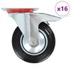 vidaXL drejehjul 16 stk. 160 mm