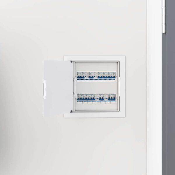 vidaXL Adgangspaneler 2 pcs Hvid 20 x 20 cm ABS Plastik