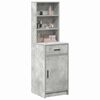vidaXL Highboard Beton Gr&aring; 40 x 40,5 x 135 cm Konstrueret tr&aelig;