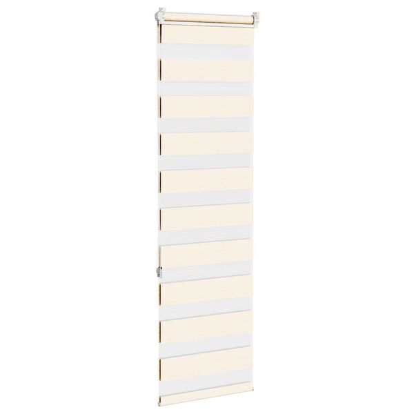 vidaXL zebragardin marmorbeige 50x150 cm stofbredde 45,9 cm polyester