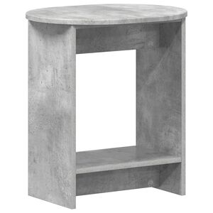 vidaXL Sidebord Betongr&aring; 50 x 39,5 x 55 cm Konstrueret tr&aelig;