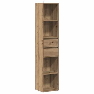 vidaXL bogreol 36x30x171 cm konstrueret tr&aelig; kunsteg