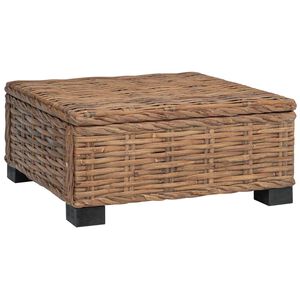vidaXL Sofabord GENDT Naturlig rattan Naturfarvet 67 x 60 x 30 cm