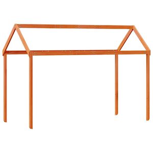 vidaXL stel til husseng 217x95,5x159 cm massivt fyrretr&aelig; gyldenbrun