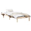 vidaXL Sengestel Naturfarvet 90 x 190 cm Massiv fyrretr&aelig;