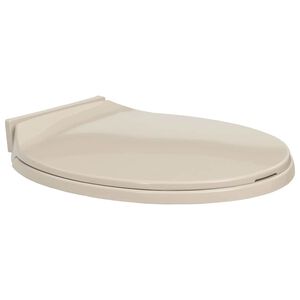 vidaXL toilets&aelig;de med soft-close oval abrikosfarvet