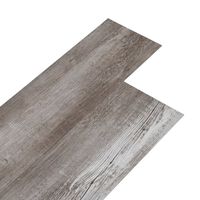 vidaXL ikke-selvklæbende gulvbrædder 5,26 m² 2 mm PVC mat træbrun