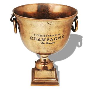 vidaXL Trof&aelig;pokal champagnek&oslash;ler kobber brun