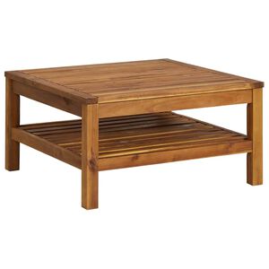 vidaXL sofabord 65x65x35 cm massivt akacietr&aelig;