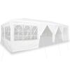 vidaXL Party Tent Hvid 800 x 400 x 266 cm Polyethylen